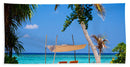 Chairs on Island - Beach Towel AND/OR Beach Sheet
