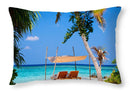 Chairs on Island - Throw Pillow
