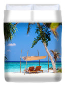Chairs on Island - Duvet Cover