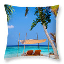 Chairs on Island - Throw Pillow