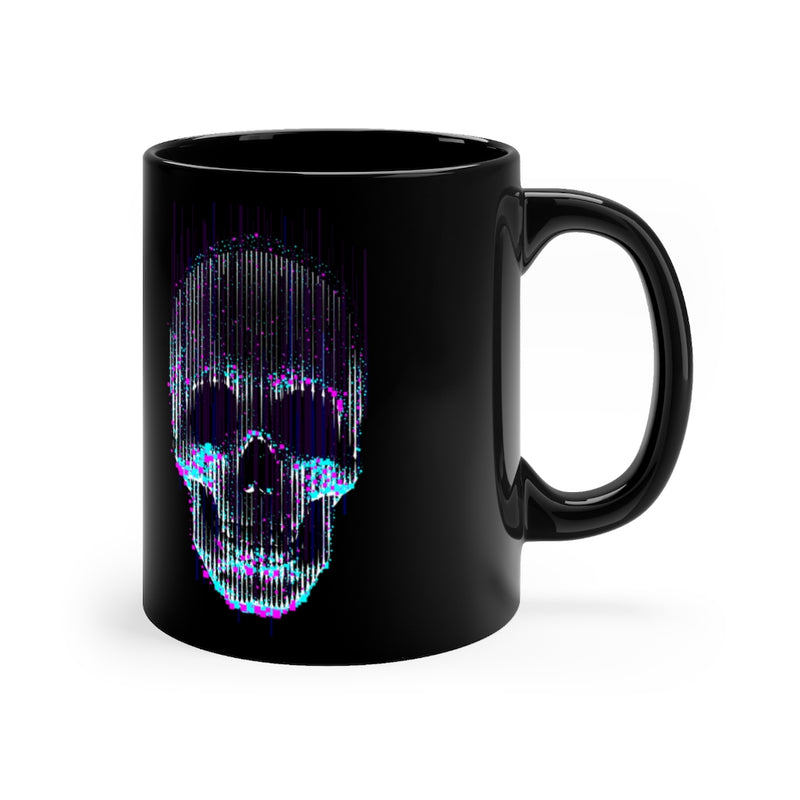 Colorful Skull 11oz Black Mug