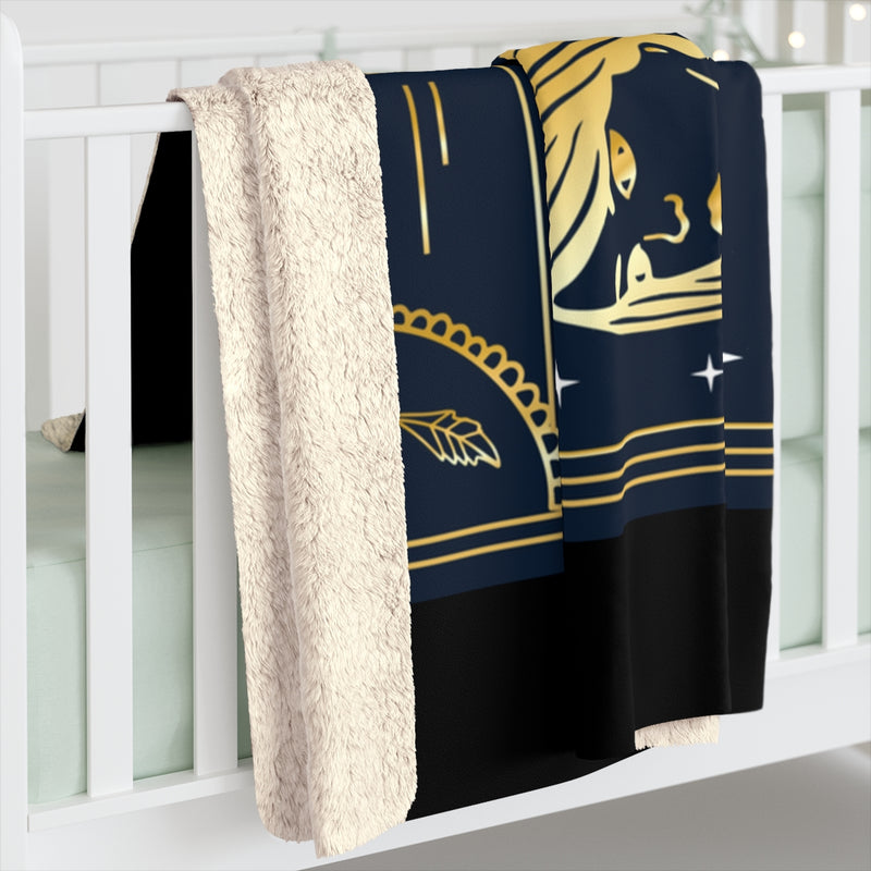 Gemini Zodiac Blanket, Sherpa Fleece Blanket, Free Shipping, Two Sizes, Throw Blanket, Extra Soft, Astrology