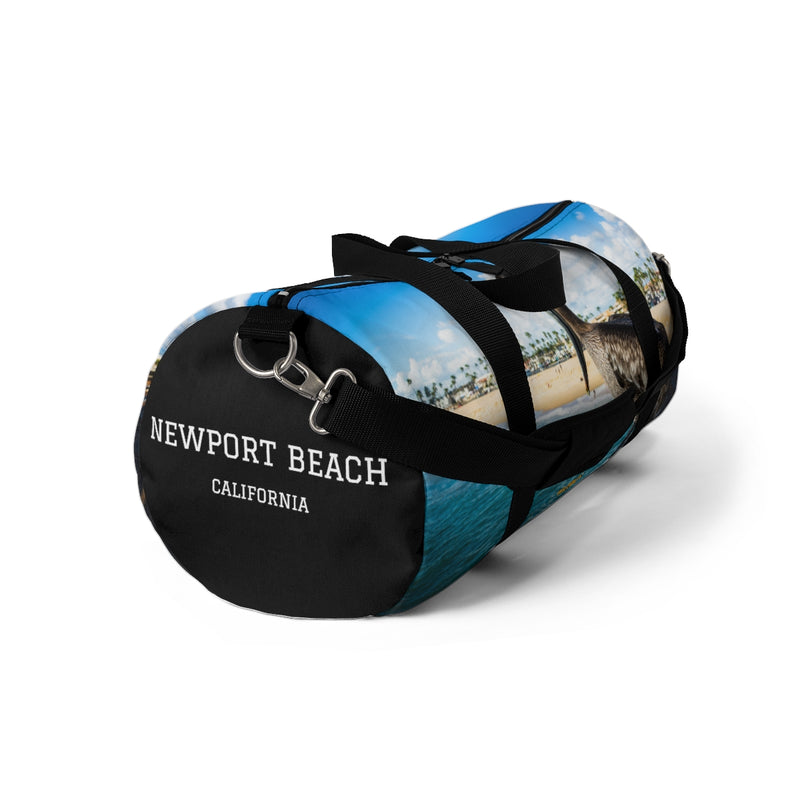 Newport Beach California Pelican Duffel Bag, Duffel Bag, Weekender, Gym, Travel, Sports, Fun Gift, Overnight Bag, Carry On, Vacation Bag
