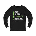 Eat Sleep Litigate Unisex Jersey Long Sleeve T-shirt