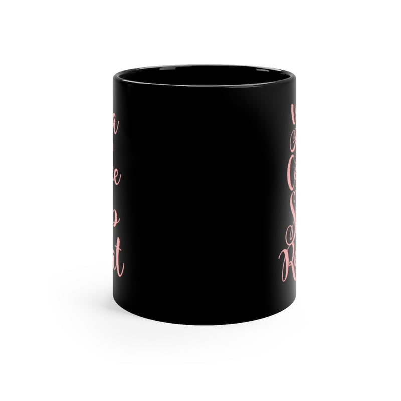Yoga Coffee 11oz Black Mug