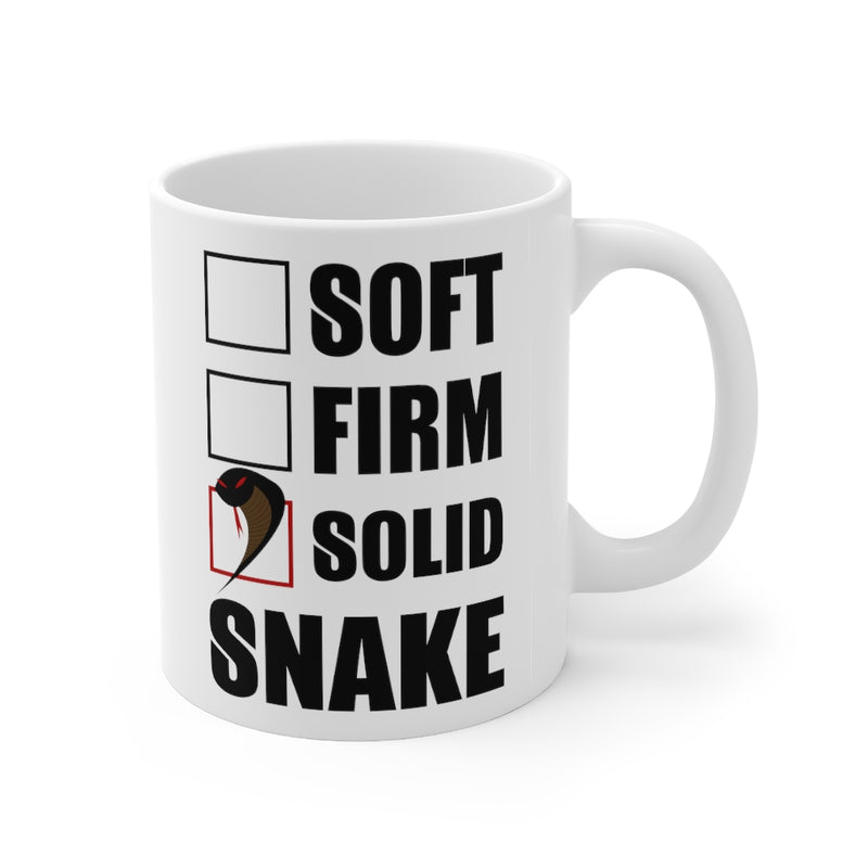 Soft Firm Solid 11oz White Mug