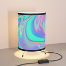 Psychedelic Tripod Lamp with High-Res Printed Shade, Night Light, Indoor Table Lamp, Custom Photo Night Light, Bedside Lamp