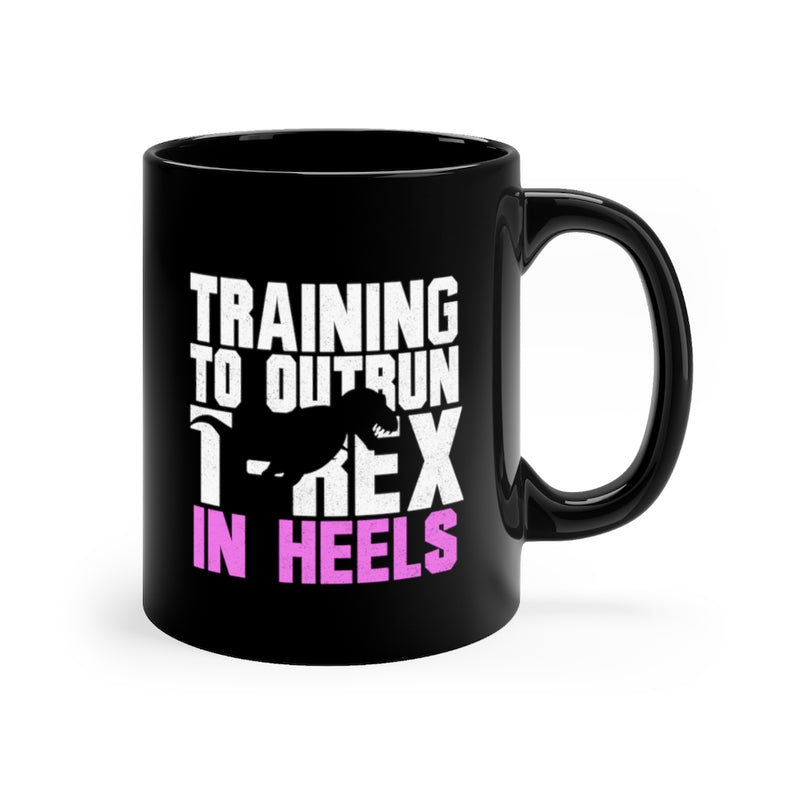 Training To Outrun 11oz Black Mug