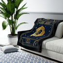 Leo Zodiac Blanket, Sherpa Fleece Blanket, Free Shipping, Two Sizes, Throw Blanket, Extra Soft, Astrology