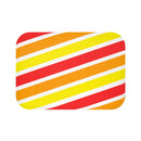 Designer Bath Mat; Bright Stripes