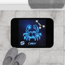 Cancer Zodiac Bath Mat, Free Shipping, Powder Room Mat, Bathroom Rug, Rugs, Non Slip, Runner, Shower, 2 Sizes, Astrology, Horoscope