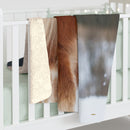 Pony Blanket, Sherpa Fleece Blanket, Free Shipping, Two Sizes, Throw Blanket, Extra Soft, Custom Photo, Very Warm, Horses