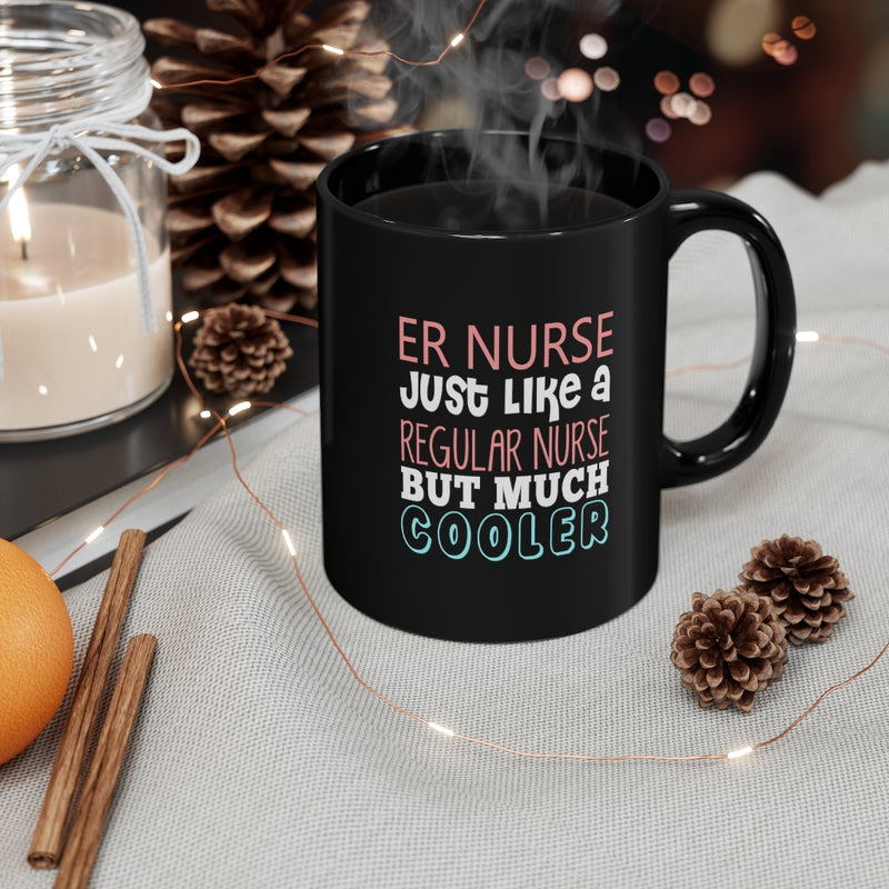 ER Nurse 11oz Black Mug
