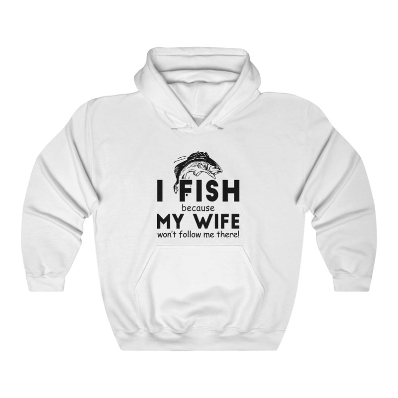 I Fish Unisex Heavy Blend™ Hooded Sweatshirt