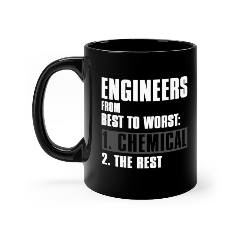 Engineers From Best 11oz Black Mug