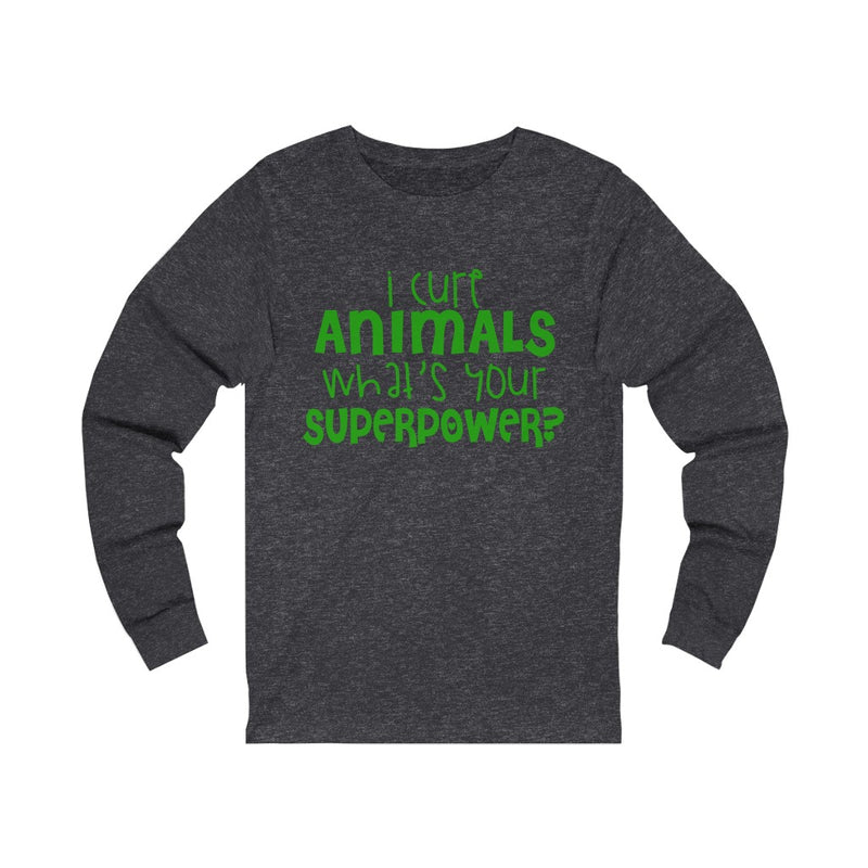 I Cure Animals Unisex Jersey Long Sleeve T-shirt