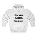 Call In Sick, Go Fishing Unisex Heavy Blend™ Hooded Sweatshirt