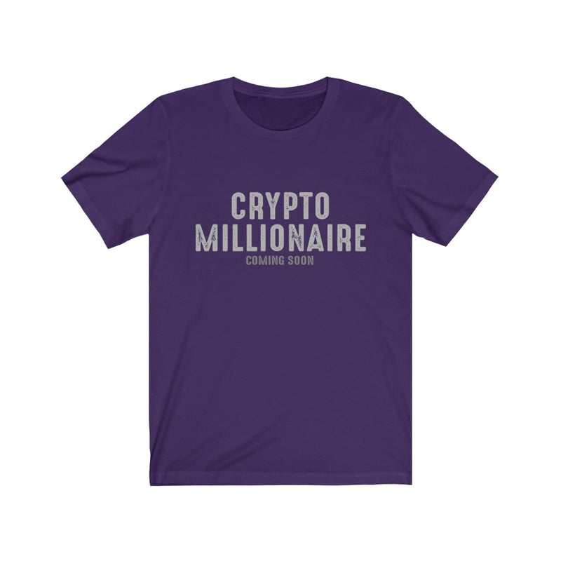 Crypto Millionaire Unisex Jersey Short Sleeve T-shirt