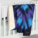 Tie-Dye Blanket ~ Sherpa Fleece ~ Free Shipping ~ Two Sizes ~ Throw Blanket ~ Extra Soft ~ Tye Dye ~ Bohemian ~ Boho ~ Hippie ~ Free Spirit