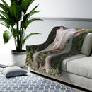 Baby Pig Velveteen Plush Blanket, Free Shipping, Two Sizes, Throw Blanket, Extra Soft, Custom Photo, Throws