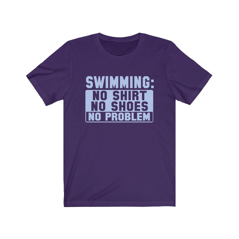 Swimming Unisex Jersey Short Sleeve T-shirt