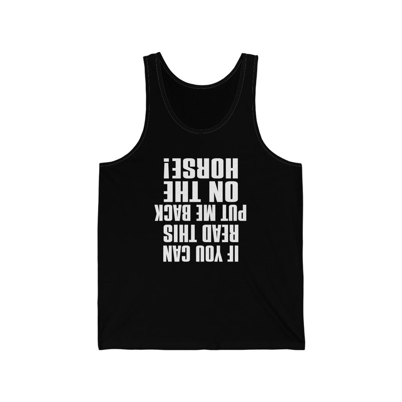 If You Can Read This Unisex Jersey Tank