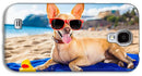 Dog On Beach Blanket - iPhone Case AND/OR Galaxy Phone Case