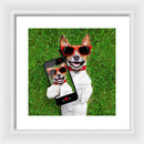 Dog Selfie - Framed Print