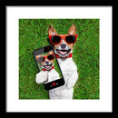 Dog Selfie - Framed Print