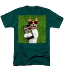 Dog Selfie - Men's T-Shirt  (Regular Fit)