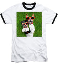 Dog Selfie - Baseball T-Shirt