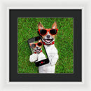 Dog Selfie - Framed Print