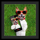 Dog Selfie - Framed Print