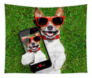 Dog Selfie - Tapestry