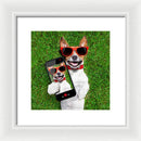 Dog Selfie - Framed Print