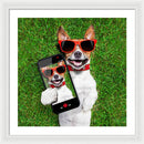Dog Selfie - Framed Print