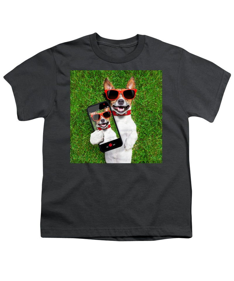 Dog Selfie - Youth T-Shirt