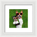 Dog Selfie - Framed Print
