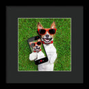 Dog Selfie - Framed Print