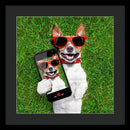 Dog Selfie - Framed Print