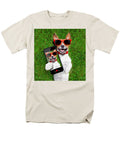 Dog Selfie - Men's T-Shirt  (Regular Fit)
