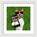 Dog Selfie - Framed Print