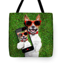 Dog Selfie - Tote Bag