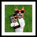 Dog Selfie - Framed Print