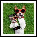 Dog Selfie - Framed Print
