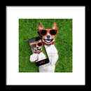 Dog Selfie - Framed Print