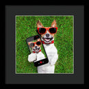 Dog Selfie - Framed Print