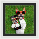 Dog Selfie - Framed Print