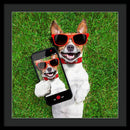 Dog Selfie - Framed Print