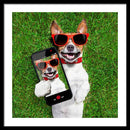 Dog Selfie - Framed Print